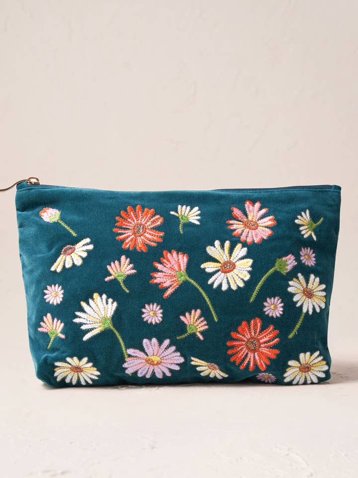 Wildflower Everyday Pouch for wholesale by Elizabeth Scarlett Ltd