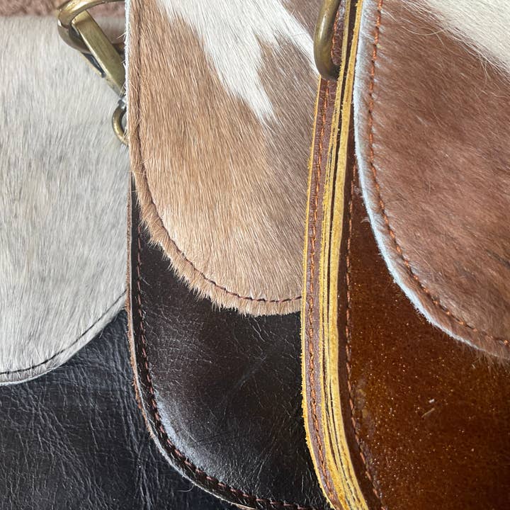 Westrian (Formerly Equipage) - Wholesale Crossbody Bag - Women's - English Saddle Equestrian Hair On Cowhide Crossbody Purse