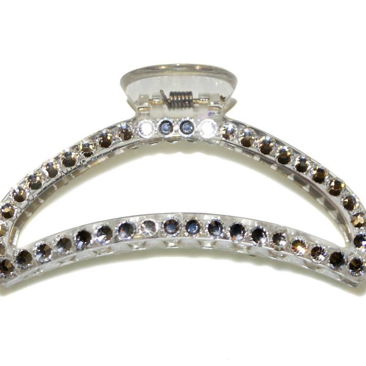 Diamante Moon Claw - HHC400 CLEAR for wholesale by Hepburn & Co.