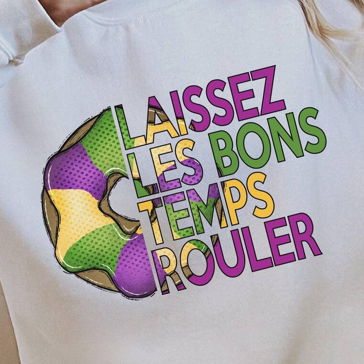 King Cake Mardi Gras DTF Transferpy) for wholesale by Nashville Design House