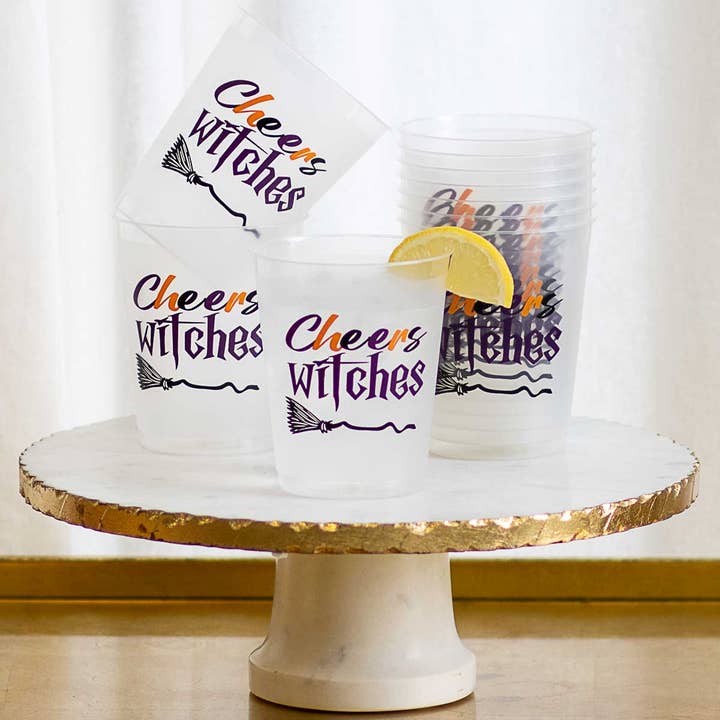 Copos Cheers Witches Frosted/Roxo/Laranja/Preto 16oz. por atacado de The Royal Standard