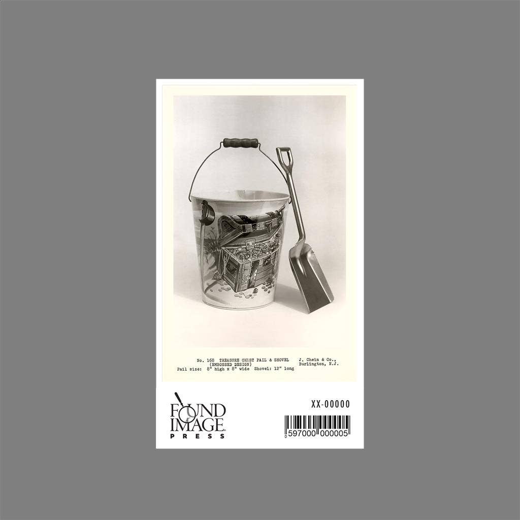 Found Image Press – Engroshandel Klistermærke – Klistermærke AC-439 Strandspand og Skovl1