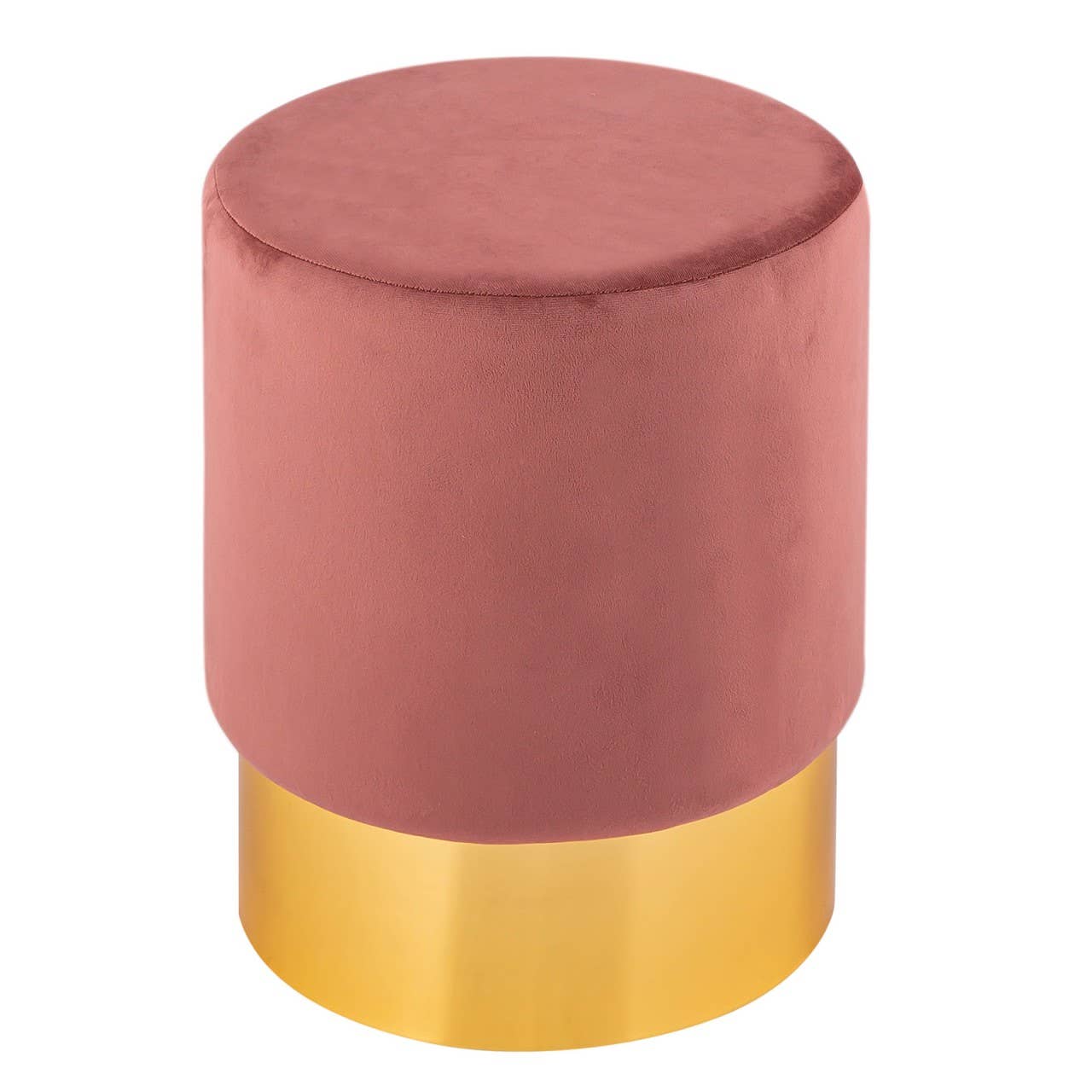 Voglrieder - Wholesale Pouf - Velvet stool 2nd choice velvet pouf, diameter 31 cm, height 43 cm13