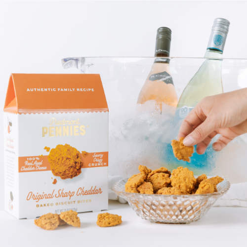 Piedmont Pennies - Wholesale Crackers - Original Sharp Cheddar Cheese Crackers, Boxes (6)5