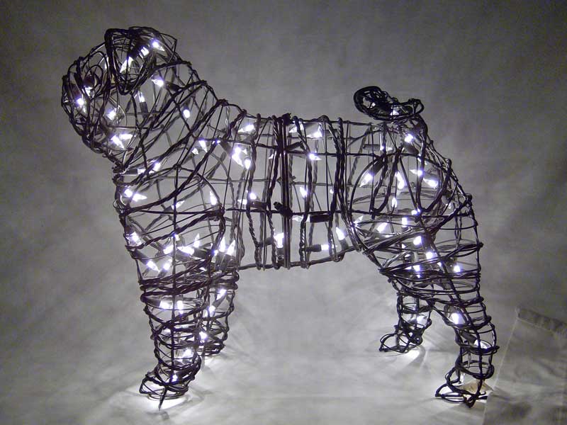 Braun - Wholesale Outdoor Ornament/Decor - Pug - 18" (Lit)0