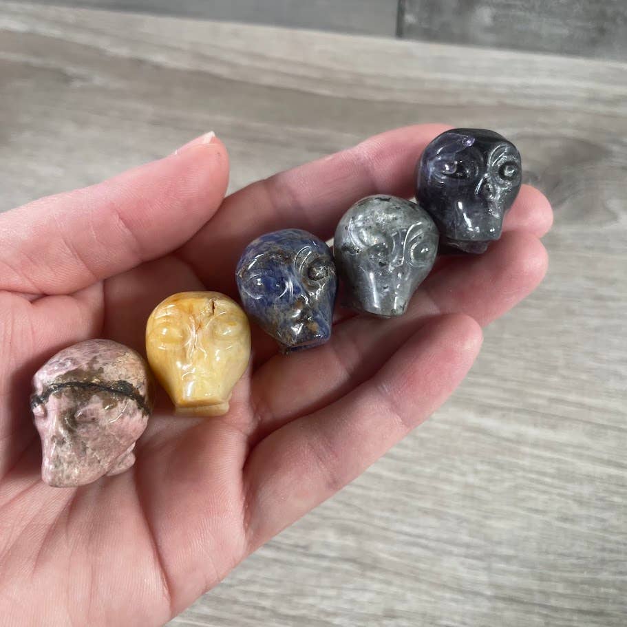 Keystone Crystals - Wholesale Spiritual Stone/Crystal - Assorted Gemstone Skull Figurines – Crystal Carvings in Bulk17