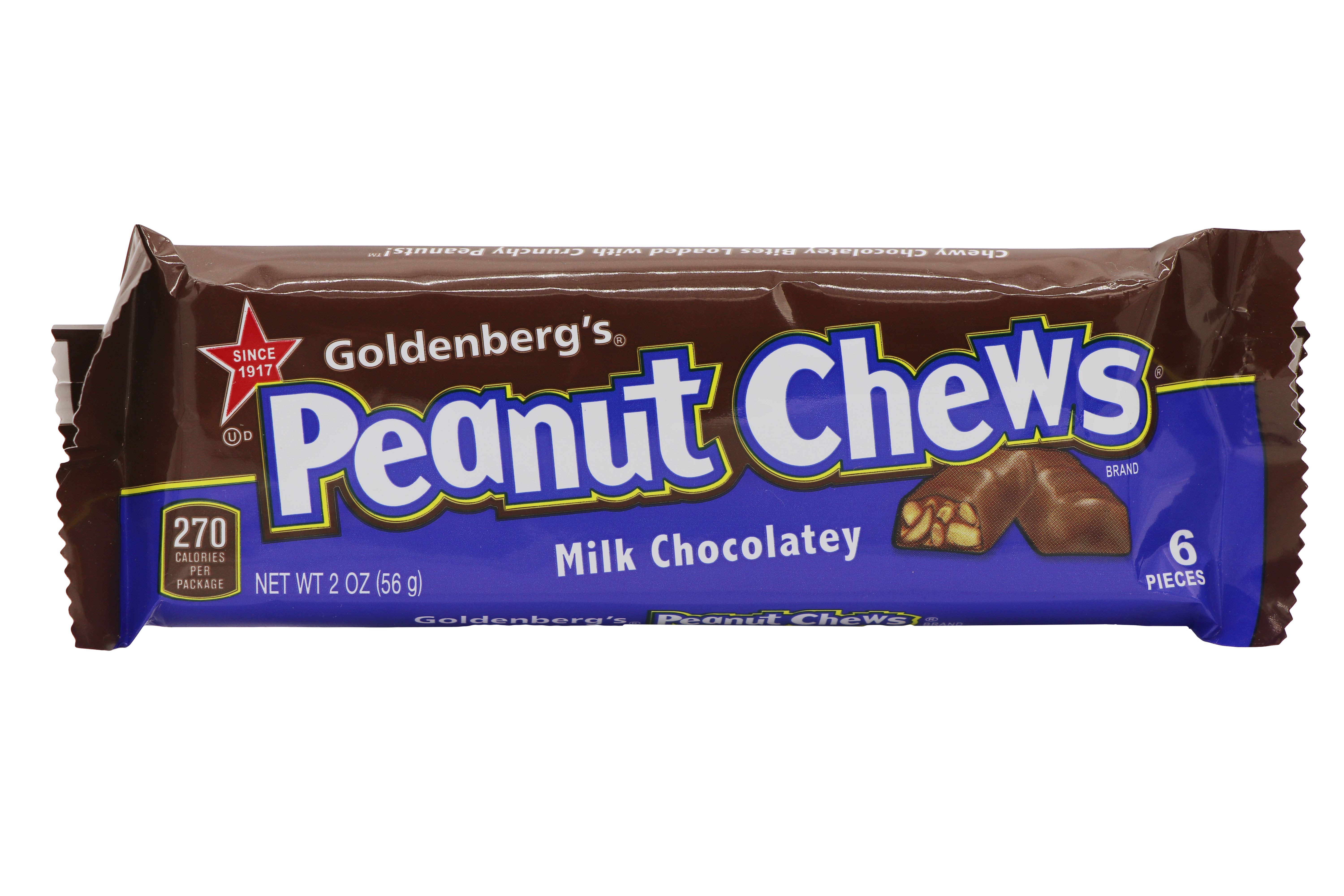 Grandpa Joe's Candy Shop - Wholesale Chocolate bar - Goldenberg's Peanut Chews, Milk Chocolate, 24ct1