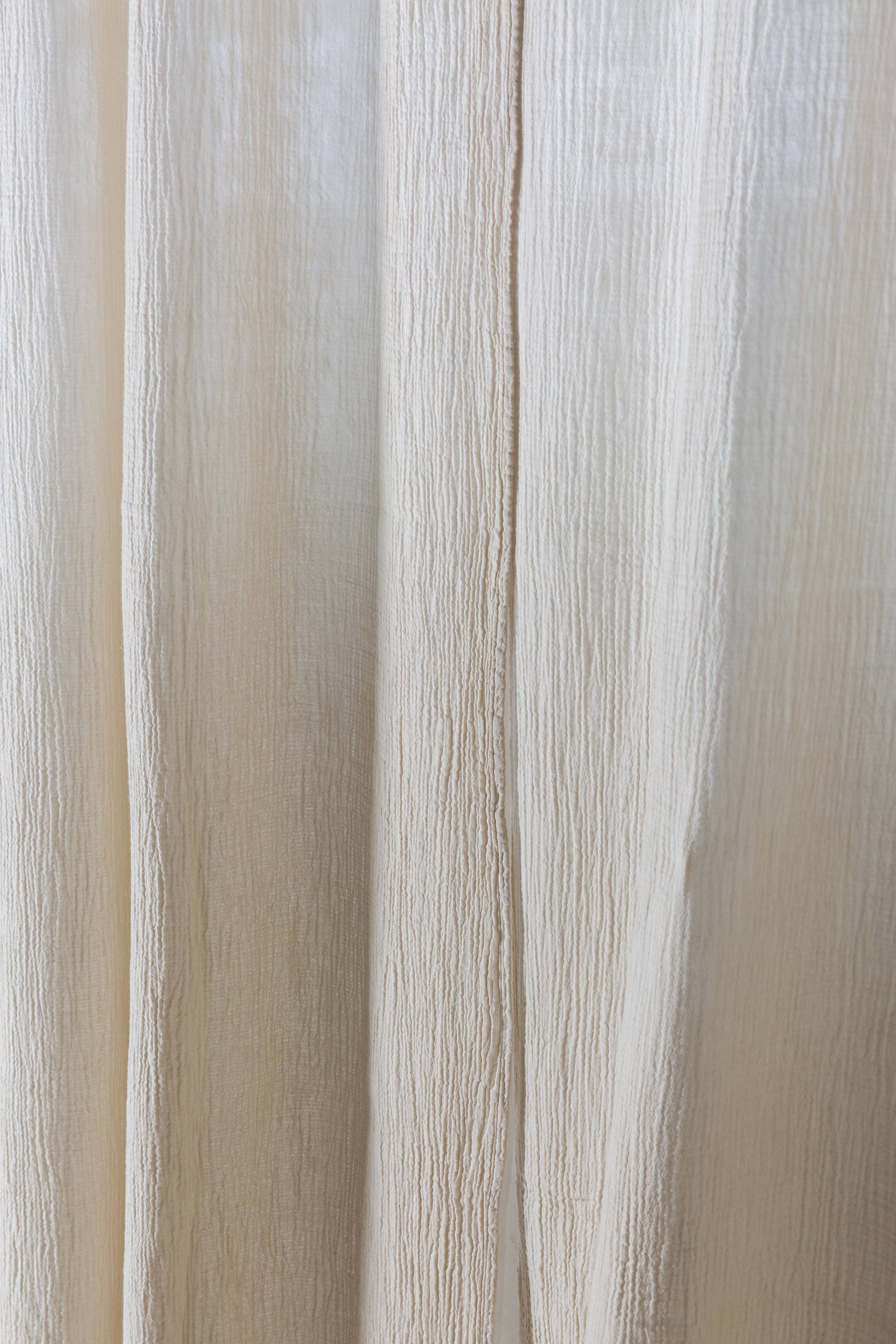 FEELUM homelinen by David Home srl - Wholesale Curtain - WIND 100% muslin embossed cotton curtain, made in Italy5