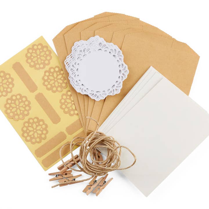 Decorative Gift Tag Making Kit (Enough for 6 gift tags)    for wholesale by Factory Direct Craft