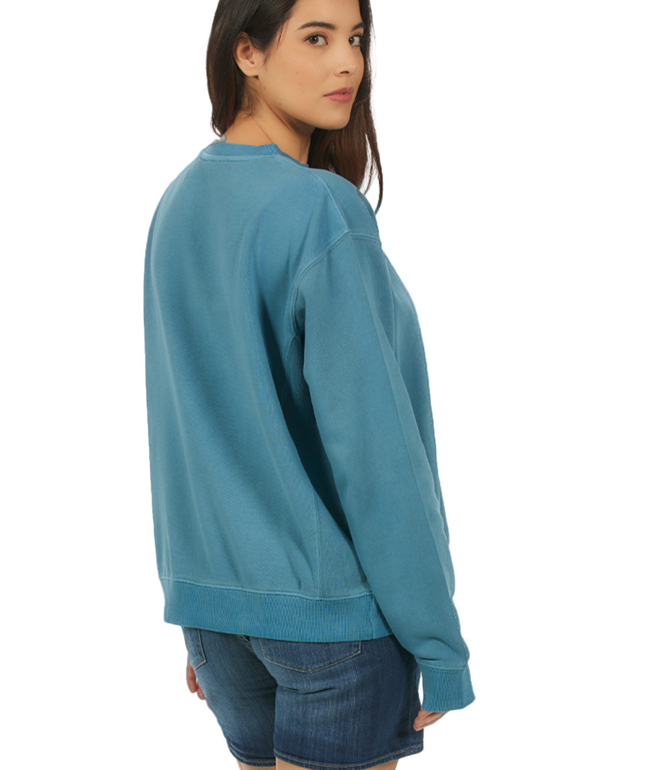 U.S. Apparel - Wholesale Sweatshirt - Women's - Unisex Garment Dyed Fleece Crew30
