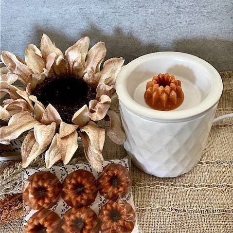 Pumpkin Spice Cake Wax Melts / Pumpkin Caramel Swirl for wholesale by Sugar and Spice Custom Creations
