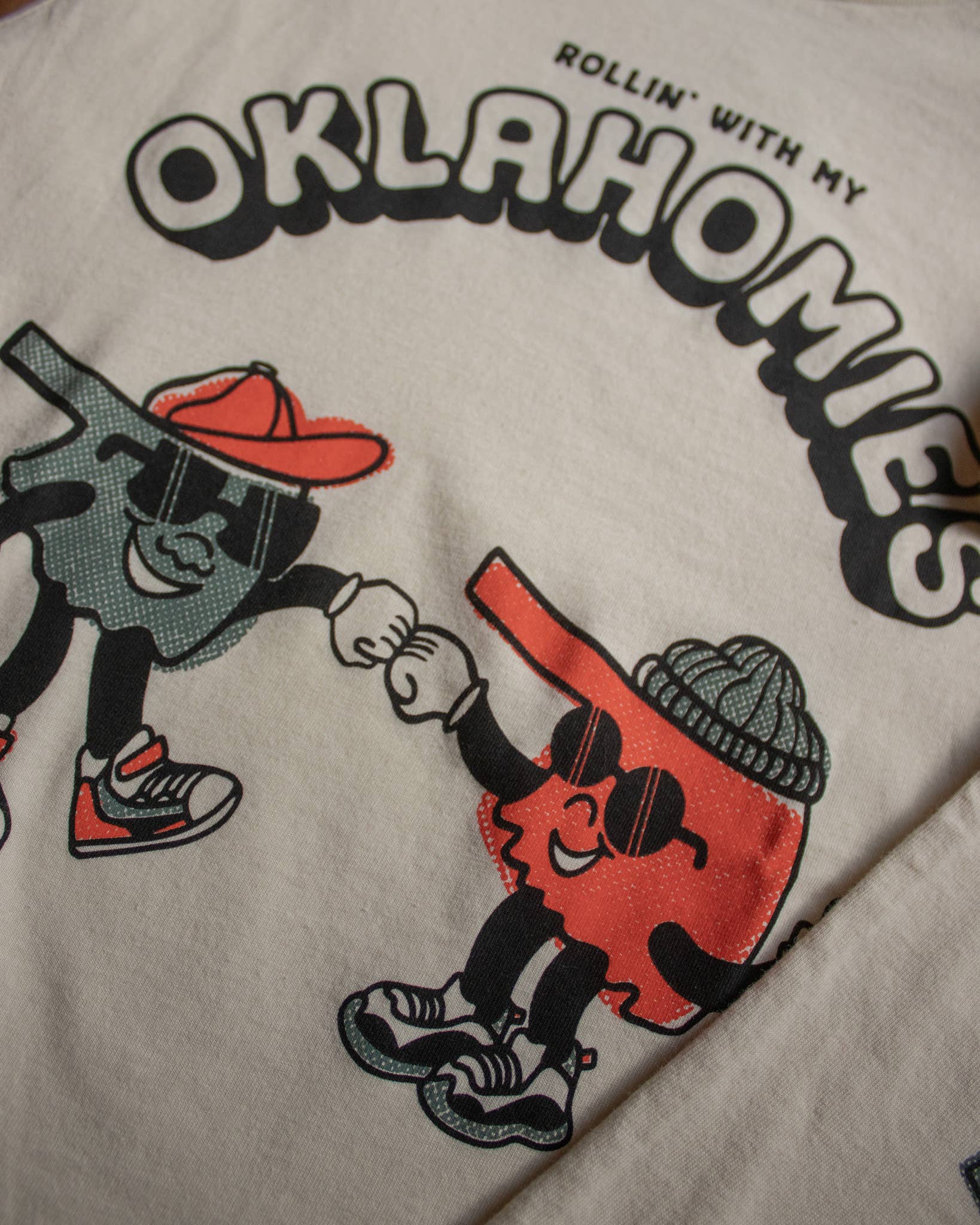 Natural Oklahomies Kids Tee for wholesale on Faire7