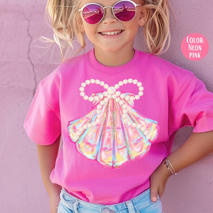 Comfort Colors® Coquette Pink Clam Skjorta - Mamma och Jag för wholesale av The Shirt Company