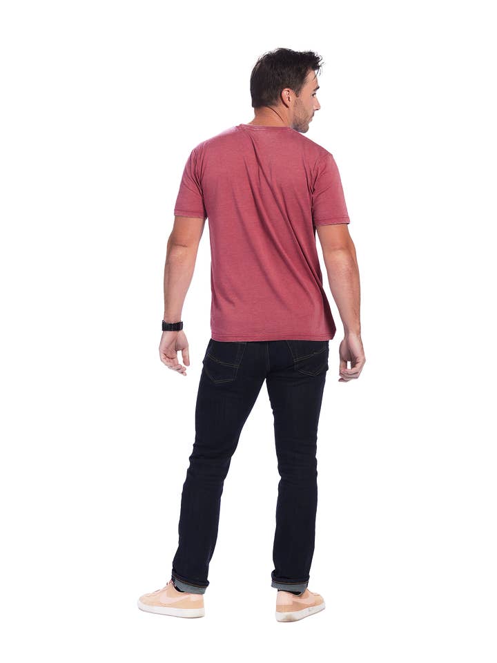 U.S. Apparel - Wholesale T-Shirt - Men's - Unisex Fit Jersey Crew Neck Tee W/ Lt. Burnout Wash9