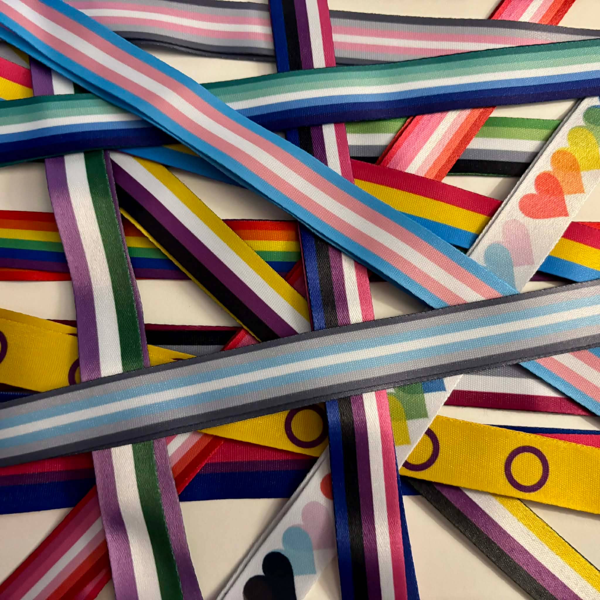 Own Your Pride - Wholesale Lanyard - Unisex - Pride Lanyards Double-faced LGBTQ+ Pride Flag Designs 16