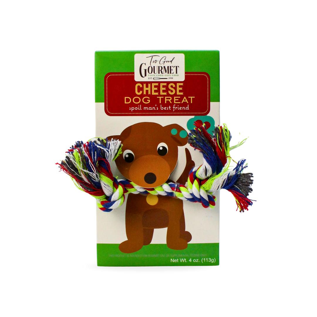 Too Good Gourmet - Wholesale Pet Treats - Dog - Dog Gift Set – Treats with Rope Toy: Peanut Butter & Cheese2