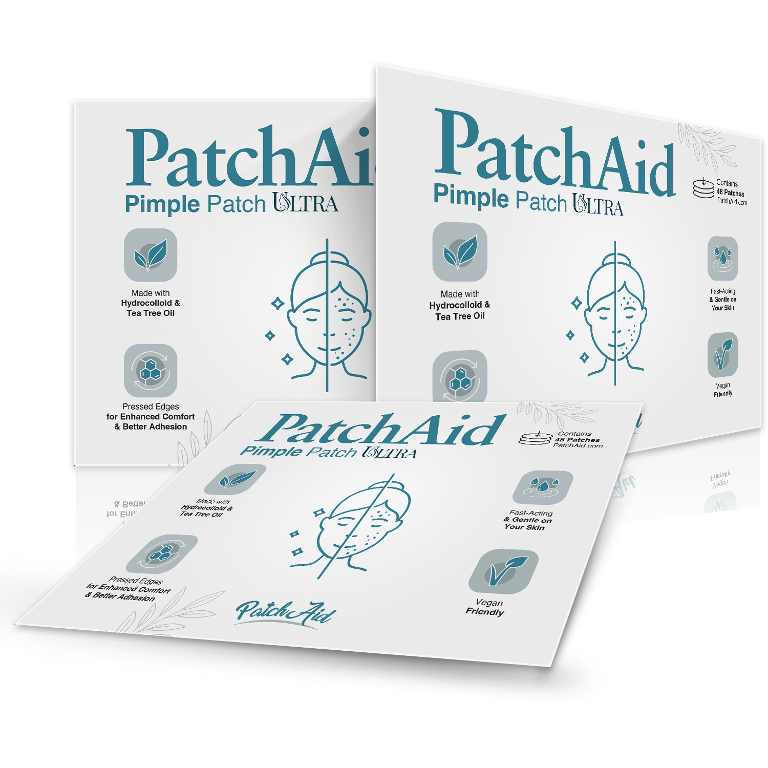 PatchAid - Wholesale Acne/Hydrocolloid Patch - Pimple Patch Ultra - Invisible with Tapered Edges4