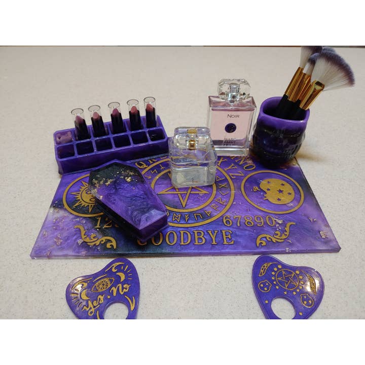 The Babe Cave Co - Wholesale Makeup Storage Box - Ouija Board Make Up Organizer | Jewelry Tray | Perfume Tray