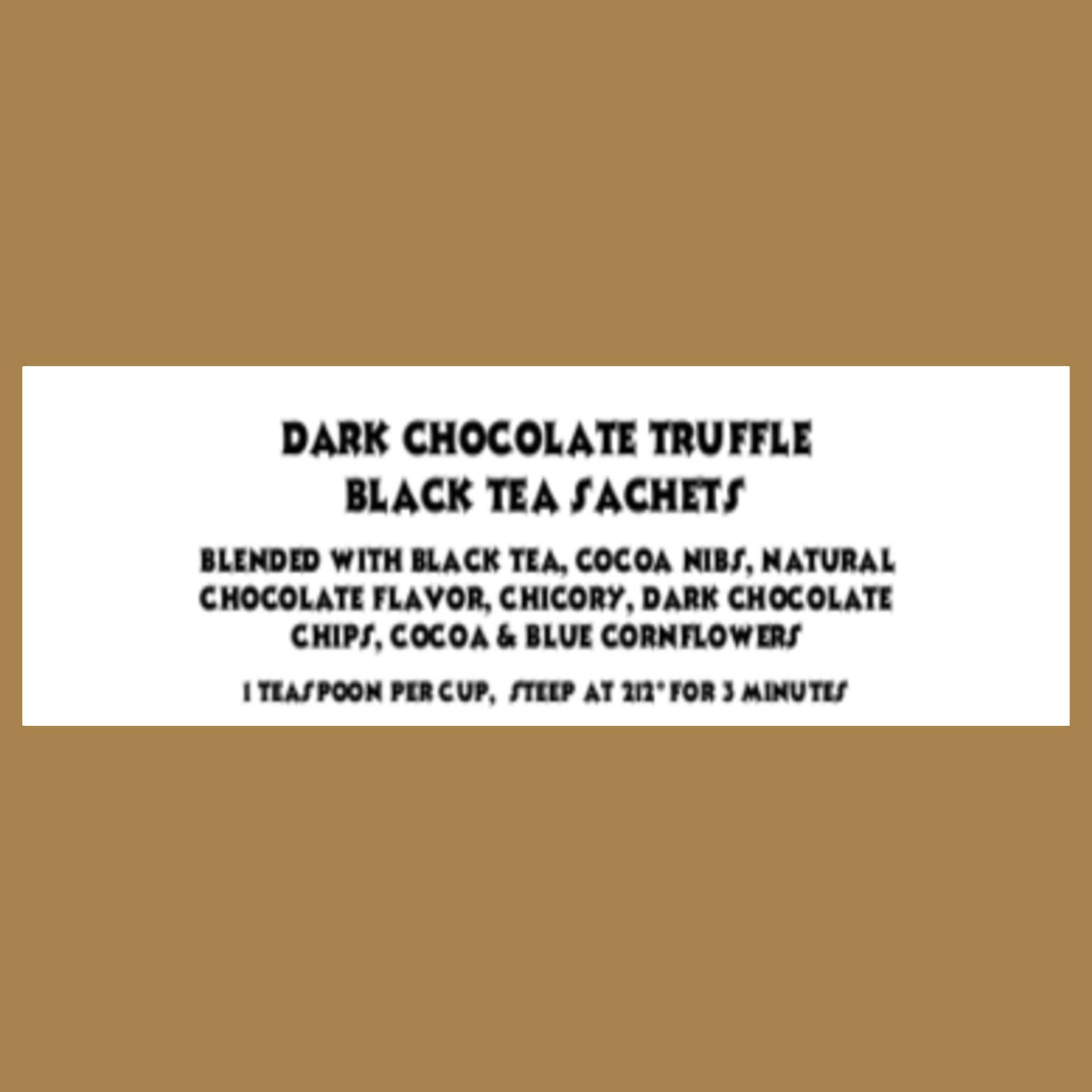 The Grateful Tea Co - Wholesale Tea Bags - Dark Chocolate Truffle Black Tea, 15 Sachets4