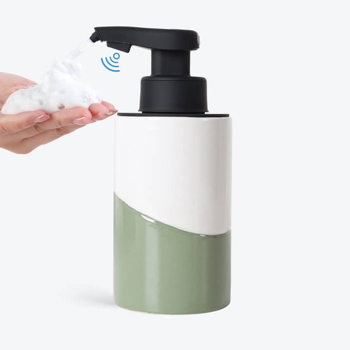 Nordic Garden Automatic Foaming Soap Dispenser Recycled Clay for wholesale by BosilunLife USA