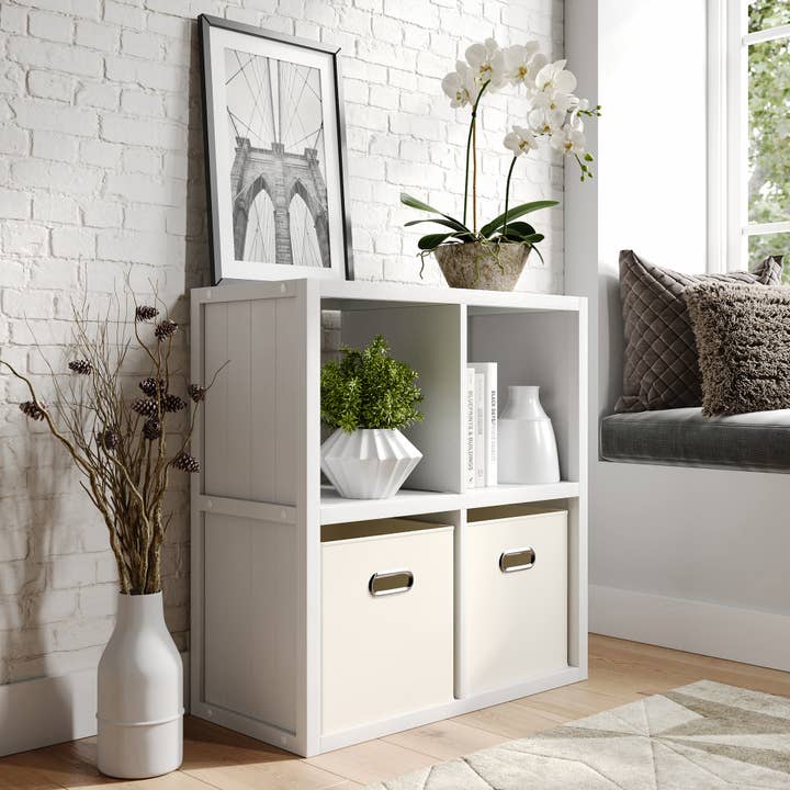 John Louis Home - Wholesale Cube Storage - John Louis Home Solid Wood 4 Cube Organizer 1