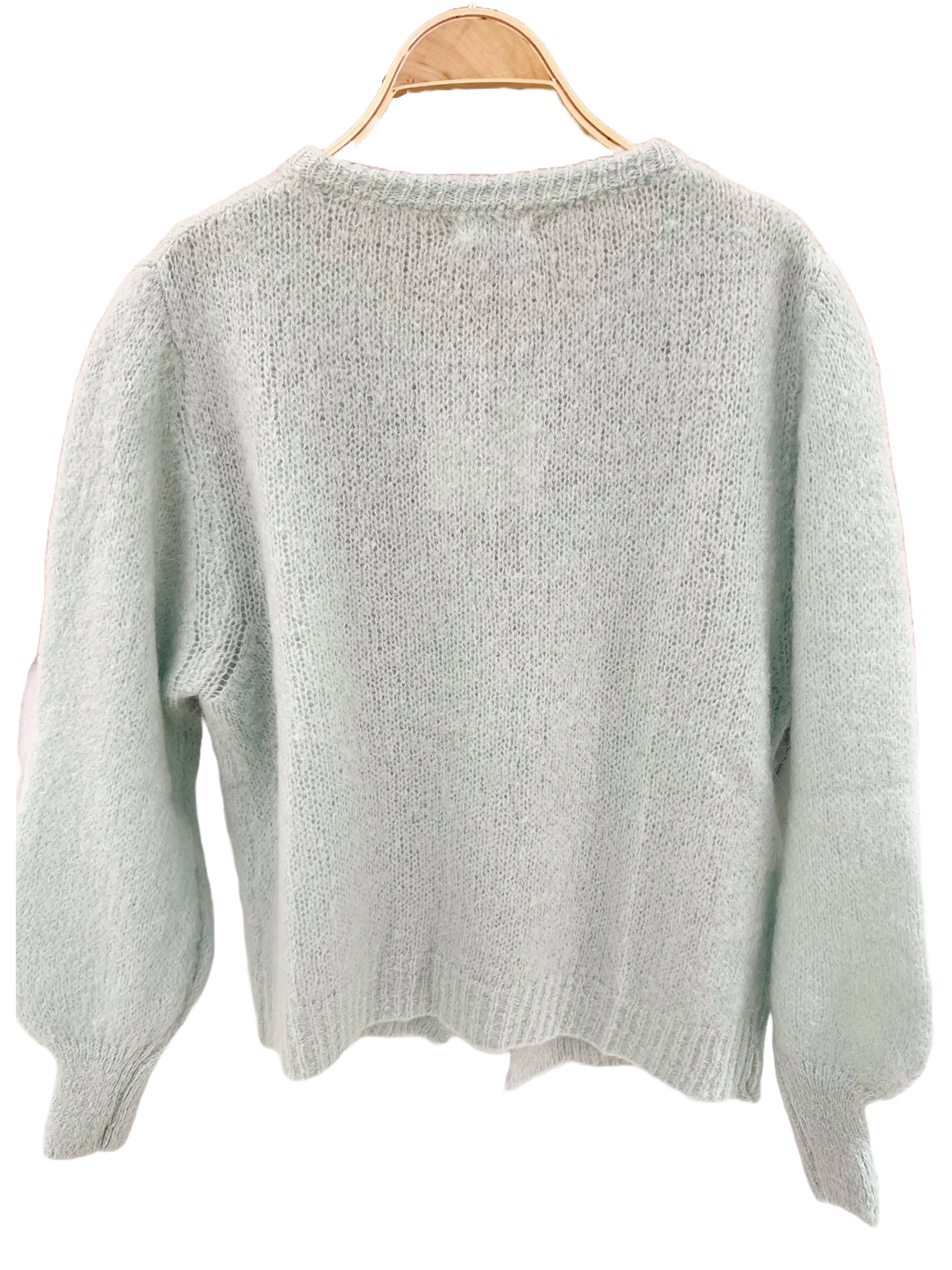 Orice – Cardigan - Mulher por atacado – Cardigã de malha de lã Mohair outono - Orice5