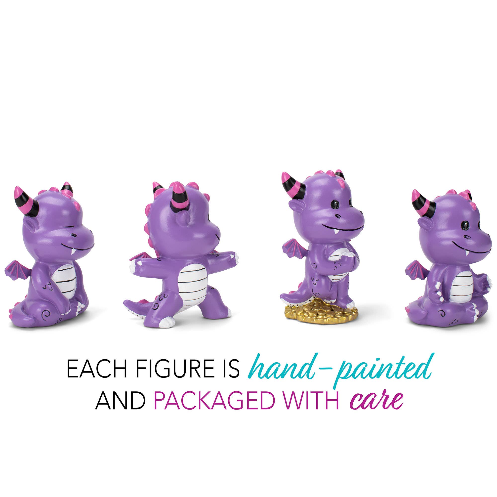 EAST AVENUE - Wholesale Decorative Figurine - Figurine 4-Pc Set Dragon Yoga Poses3