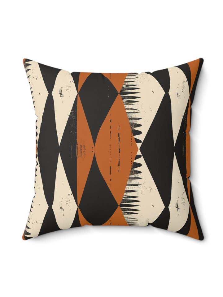 Boheme Geometrisk Firkantet Pude – Hyggelig Hjemmeindretning - Dobbelt Sidet Design for engroshandel hos Styled By Jasmine Boutique