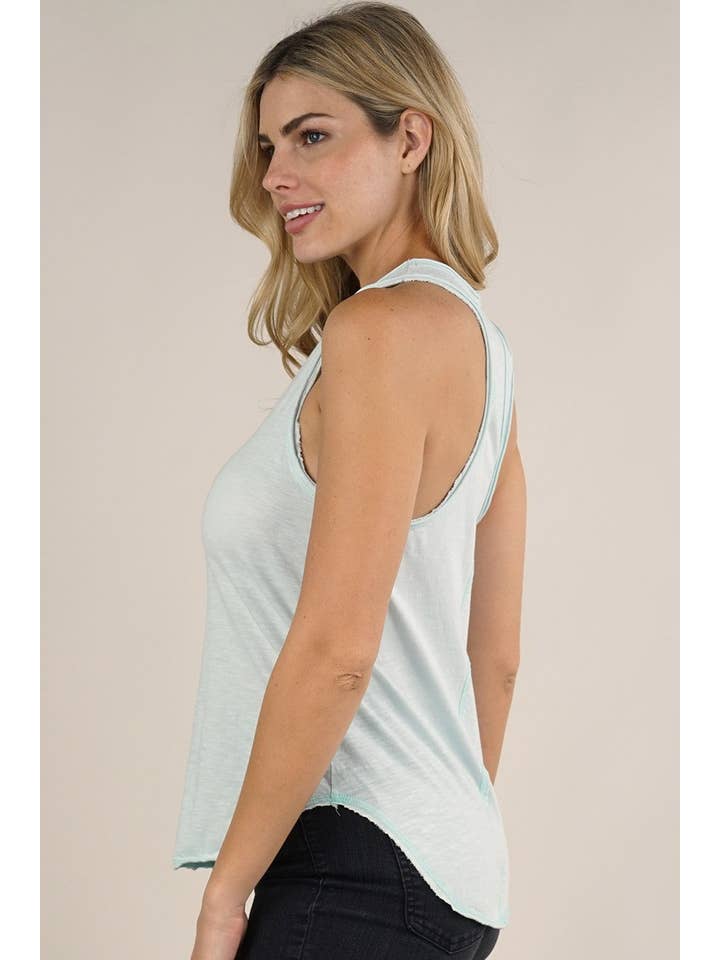 Lovestitch - Wholesale Tank Top - Women's - Basic Knit Cotton Slub Tank Top1