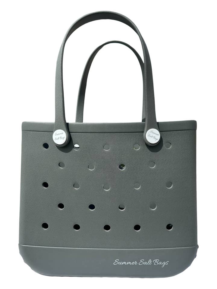 Medium Bag in Grey for wholesale by Summer Salt bags