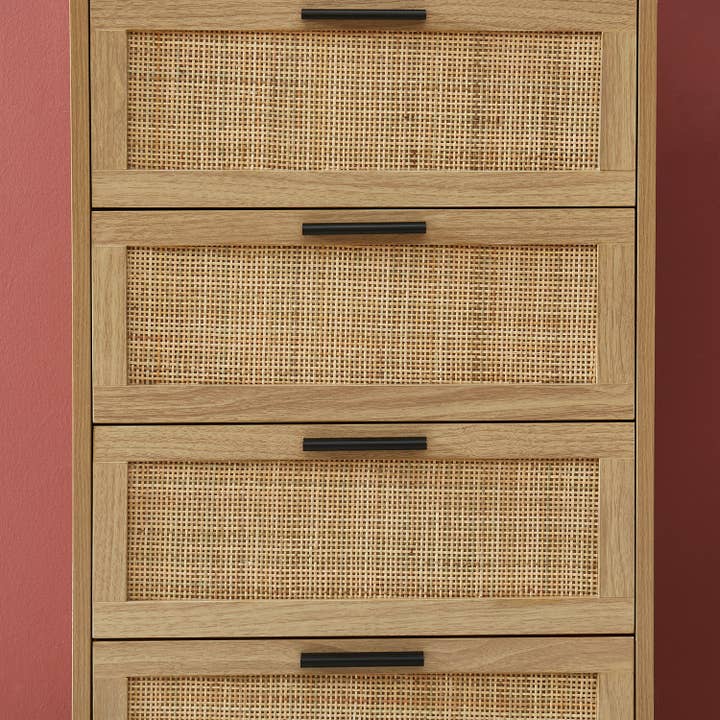 BAITA - Wholesale Bedroom Furniture - AMANA rattan cane 4-drawer chest