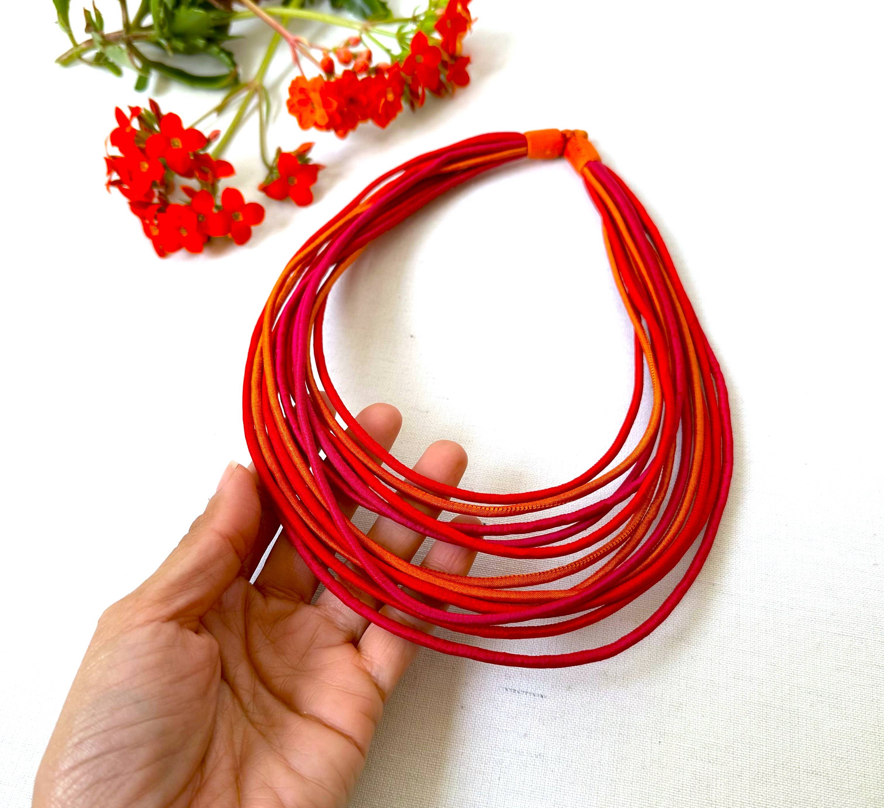 Sophie Silks - Wholesale Bib Necklace - Multi Strands Necklace4