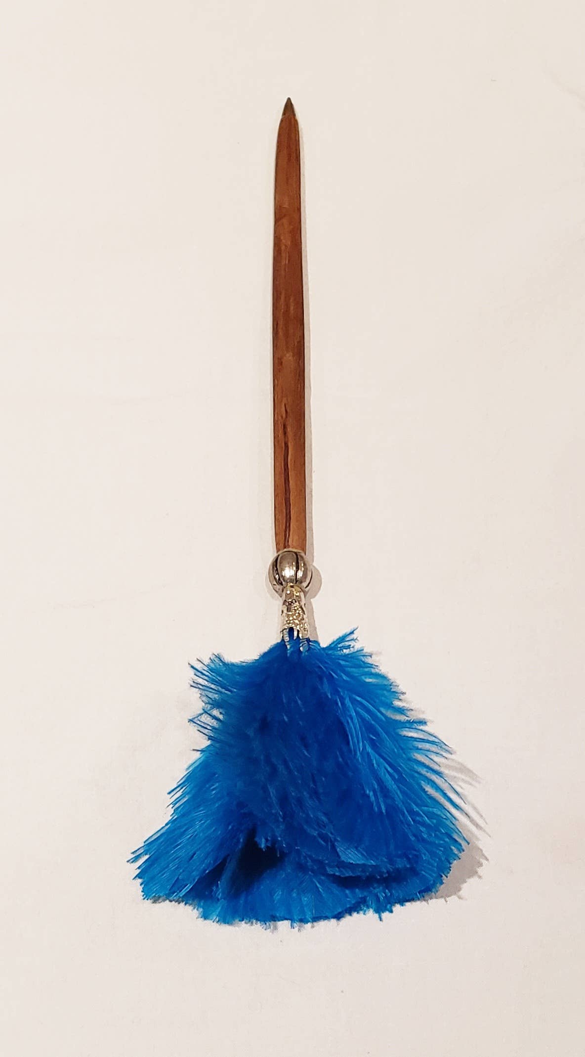 KOLUNTU - Wholesale Pen - Olive Wood and Ostrich Feather Pen3