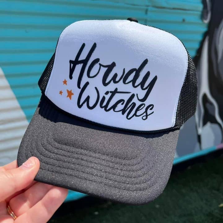 Howdy Witches Trucker Cap (Multiple Color Options) for wholesale by Turquoise & Tequila