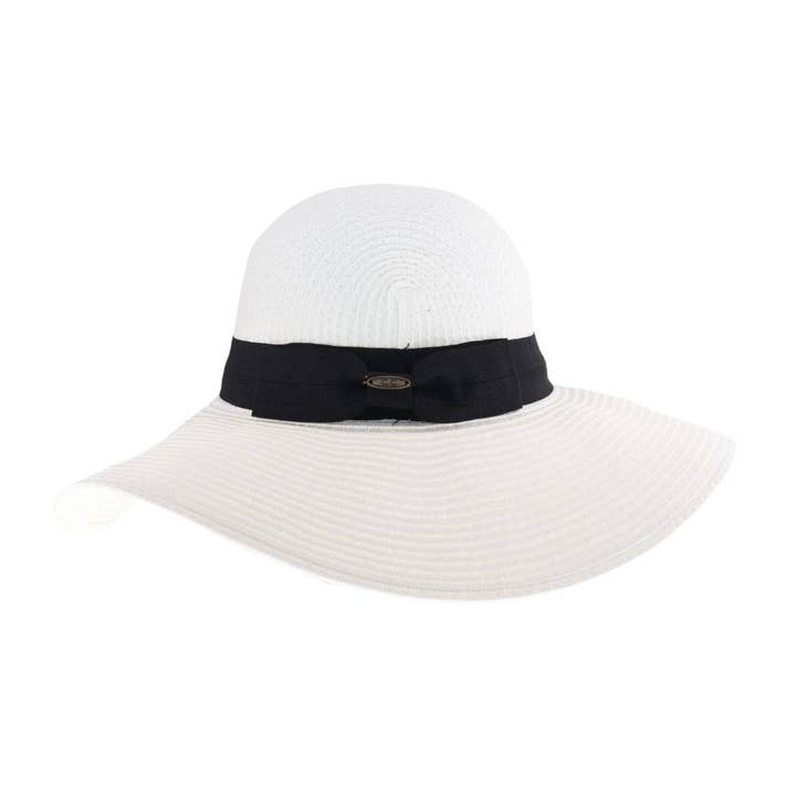 C.C Beanie - Wholesale Straw Hat - Women's - Foldable Straw C.C Sunhat ST3954