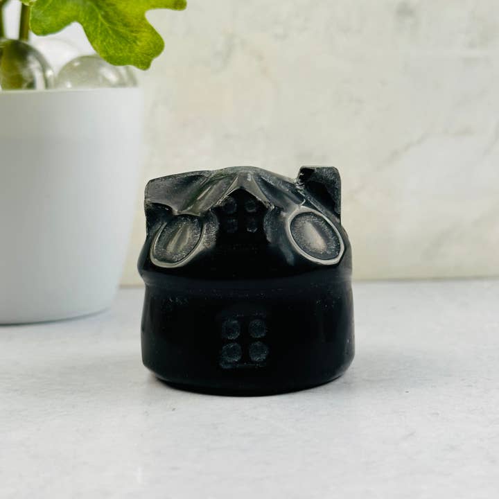 Rock Paradise - Wholesale Spiritual Stone/Crystal - Crystal Mushroom House- Crystal Fairy Garden Carving You Cho2