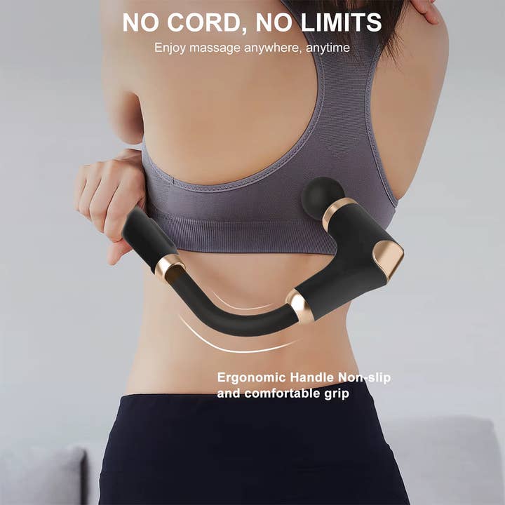 Mtistanbul LTD – wholesale Body massager – Cordless Massage Gun – 8 Heads, 6 Speed Levels, Long Handle Ergonomic Design, Ultra Quiet Operation6