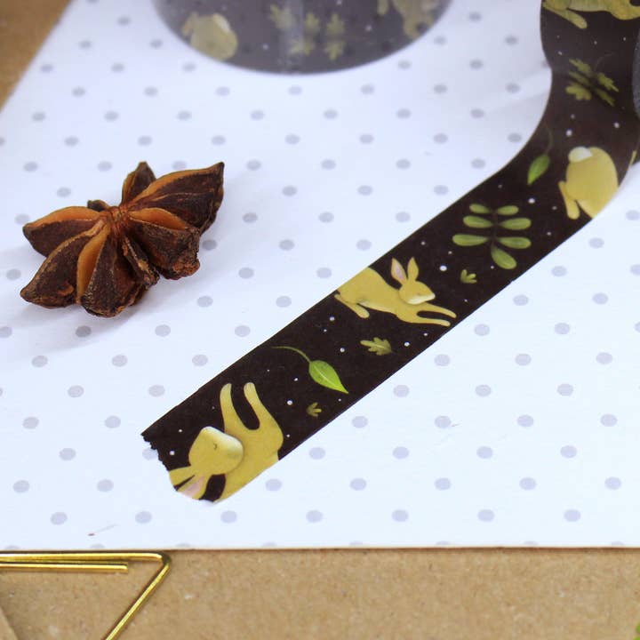 Ellis Woolley Illustration - Wholesale Washi Tape - Rabbits Washi Tape1