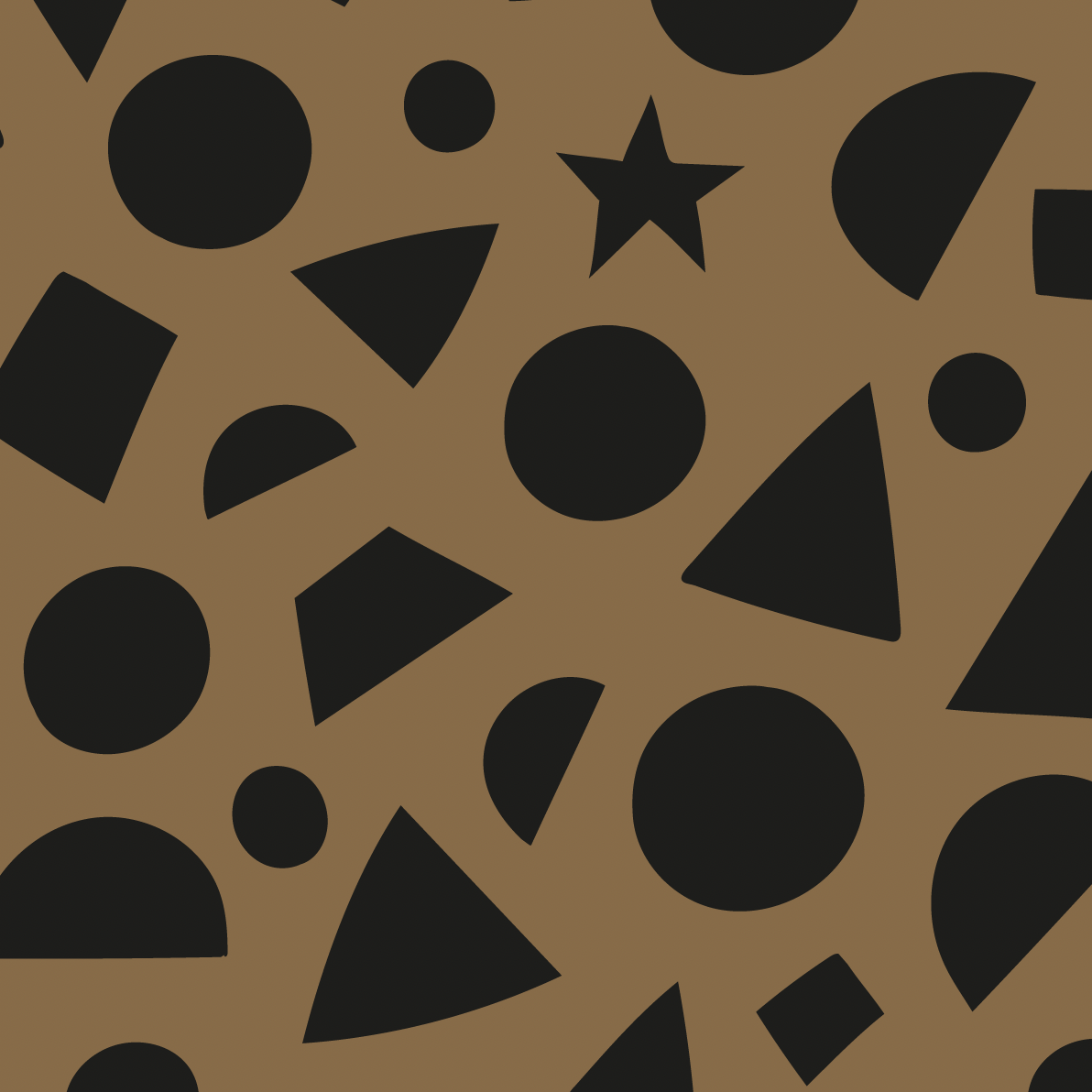 Kinshipped – Großhandel Geschenkpapierrolle – ODD SHAPES - GESCHENKPAPIER - SCHLAMM1