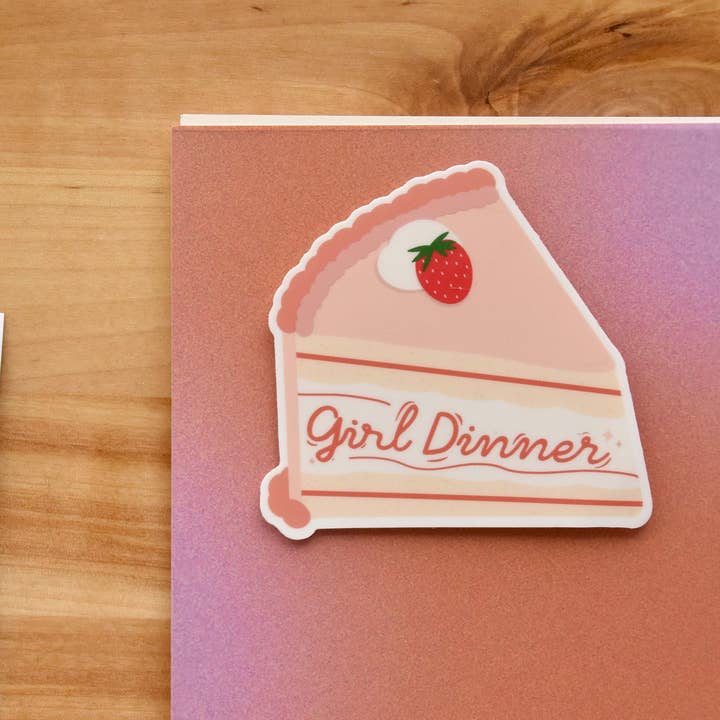 The Franki Hanke - Wholesale Sticker - Girl Dinner Cake Slice Sticker6