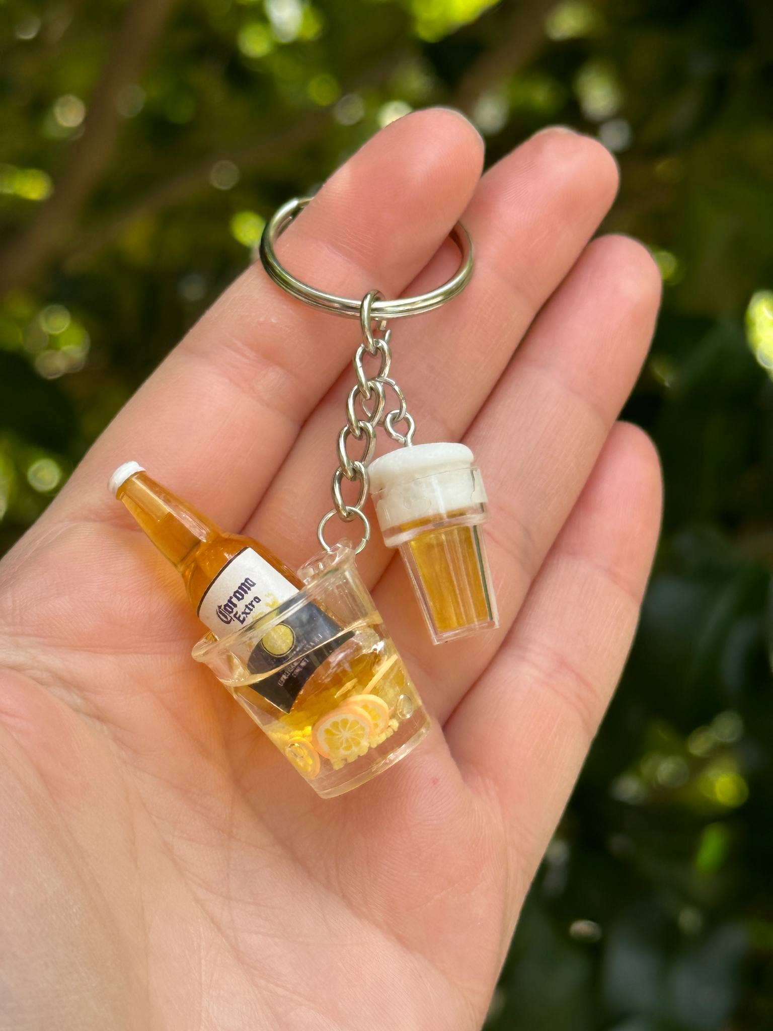 Arcfo Jewelry - Wholesale Keychain - Unisex - Mini Beer Bucket Keychain with Beer cup Charms – Fun gift3