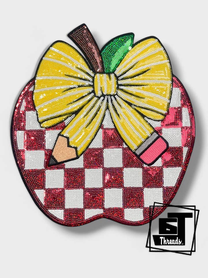 Ternet Lærer Æble....Kun Patches for engroshandel hos 6j Threads LLC