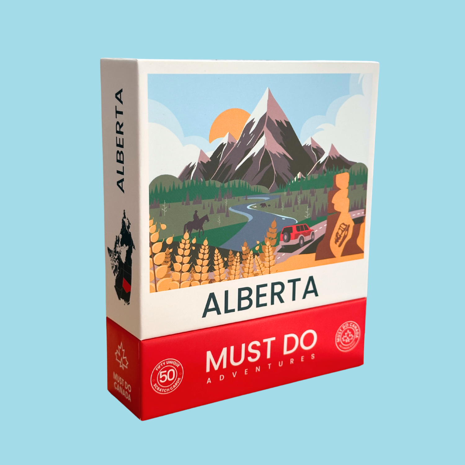 Must Do Canada - Wholesale Card Game - Alberta Must Do Adventure Scratch-Off Cards1