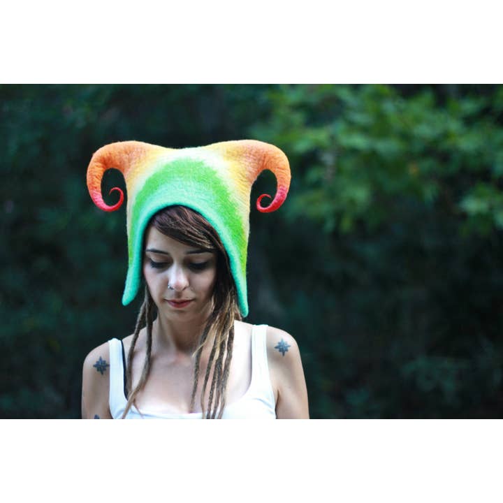 Unique Handmade Felt Hats #5 for wholesale by Feltthink