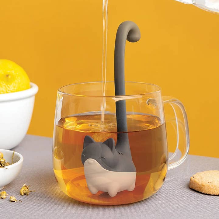Louie Cat Tea Infuser - Tea Strainer Accessories & Gifts for wholesale by OTOTO