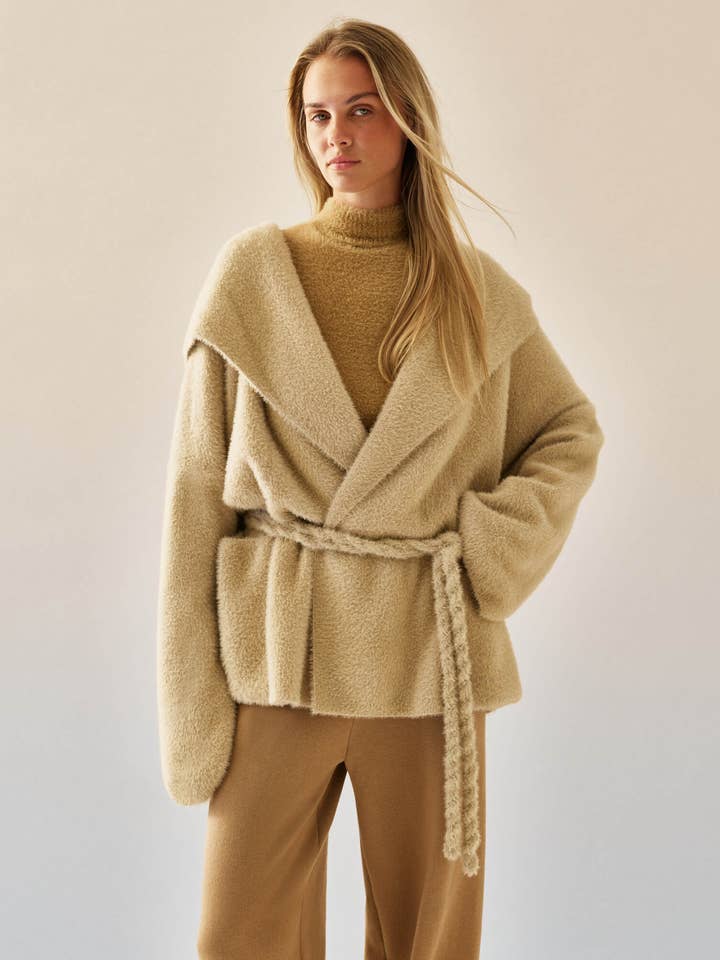 Hooded Cardigan-Coat Lira for wholesale by Nenya Fashion Limited