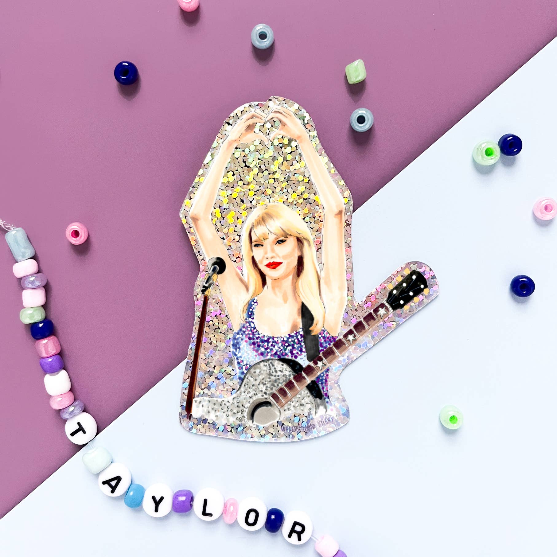 Morgan Swank Studio - Wholesale Sticker - Taylor Glitter Eras | Pop Culture Sticker1