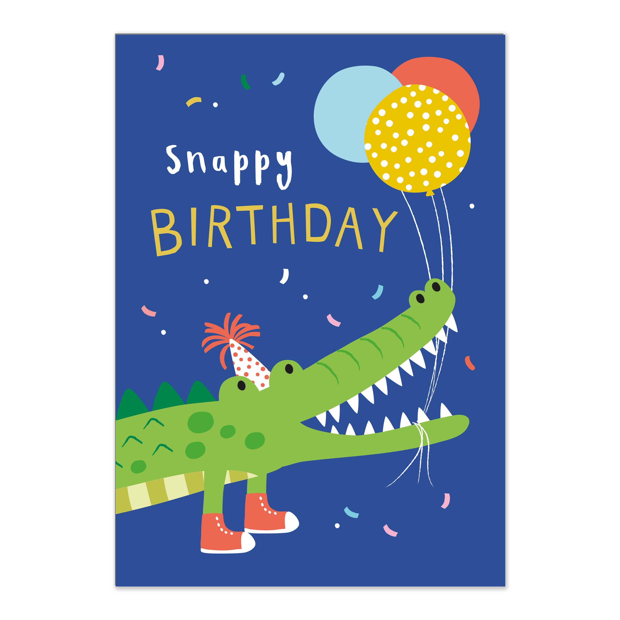 Achat Carte D'anniversaire Snappy Crocodile | Carte D