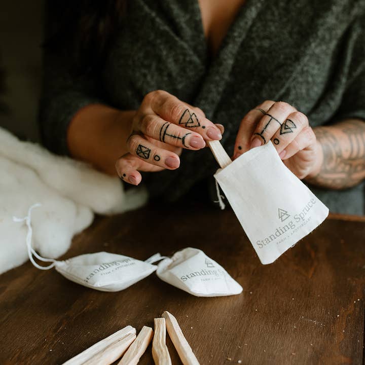 Standing Spruce - Wholesale Smudge Stick - Palo Santo Stick2