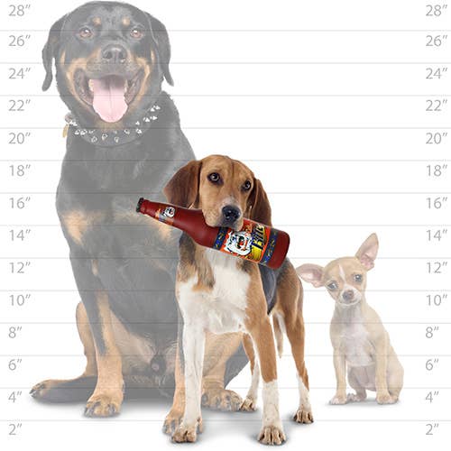 Tuffy Dog Toys - VIP Products – Großhandel Haustier-Quietschspielzeug – Hund – Silly Squeaker Beer Bottle Killer Bite, quietschendes Hundespielzeug4